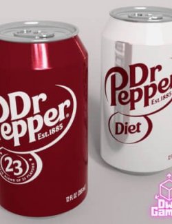 Dr. Pepper (And Diet Dr. Pepper)- Soda Can Material