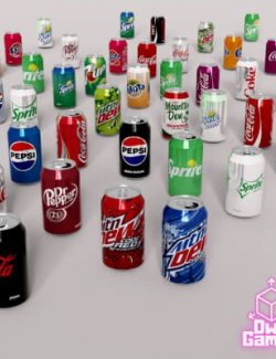 Ultimate Real Soda Cans Collection (38 Realistic Soda)