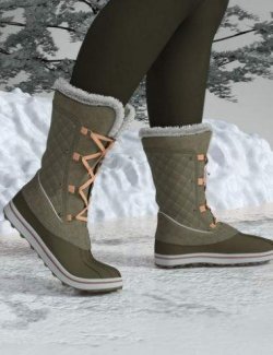 PGWD Snow Boots for Genesis 9