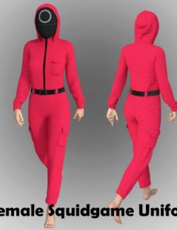 Female Squidgame Uniform for Genesis 8 Female