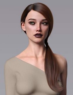 dForce Elegant Side Ponytail for Genesis 9