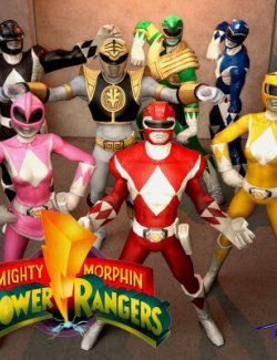 Power Rangers Classic Pack Outfits for Genesis 8