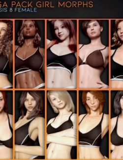 Mega Pack Girl Morphs for Genesis 8 Female