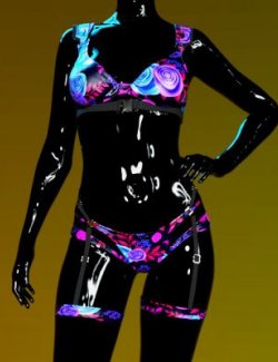 XF Stunning Leather Outfit for Genesis 9 Textures Addon