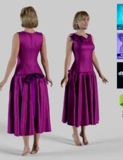 dForce Fairy Dress for Genesis 8, 8.1 and Genesis 9