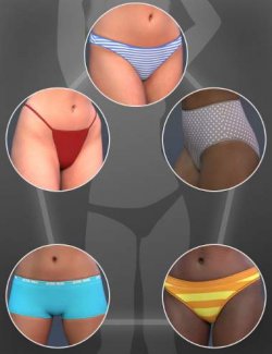 NG Cotton Panties Base Collection Volume 1 for Genesis 9