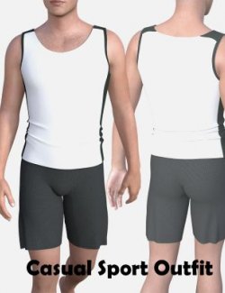 Casual Sport Outfit for Genesis 8 Male