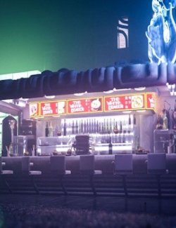 The White Dragon Noodle Bar for Daz Studio