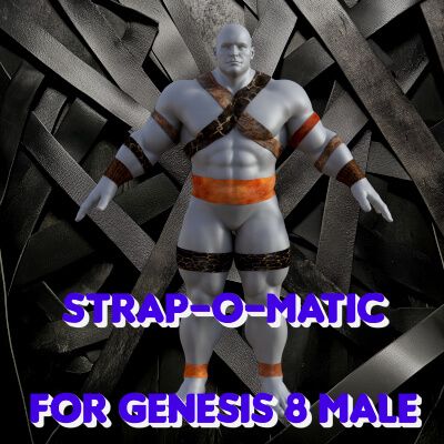 Click here to see preview images for "Strap-O-Matic - Utility Straps for Genesis 8 and 8.1 Male" Strap-O-Matic - Utility Straps for Genesis 8 and 8.1 Male