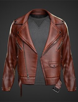 dForce Leather Jacket with Shirt for G8M, G8F and G9