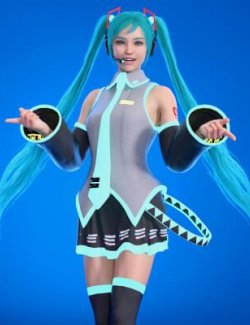 Hatsune Miku for Genesis 8 Female