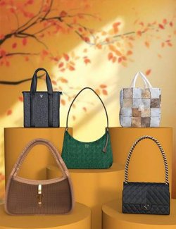 TN Winter Collection- Bags for Genesis 8 Female & Genesis 9