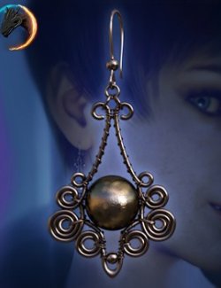 (TA) Vifer Earrings for Genesis 8, 8.1 Female