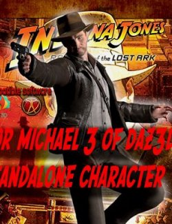 Indiana Jones Base Mesh Michael 3 of Daz3D