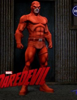 Daredevil Comic Classic Outfit for Genesis 8 Male