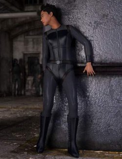 dForce Onyx Spy Outfit for Genesis 9 and Genesis 8 Female