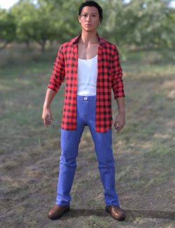 dForce LV Lumberjack Outfit for Genesis 9