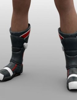 Lyko3D Sci-Fi Grim Boots 2825 Genesis 8 M and F