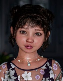 E3D Jia Kid for Genesis 8 and 8.1 Female