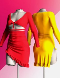 Rql-Dfroce Ruby Temptation Mini Dress G8F & G8.1F