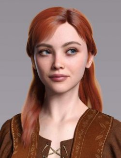 dForce Rina Hair for Genesis 9