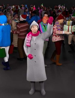 LowPoly Crowd Creator Expansion: Winter Wonderland