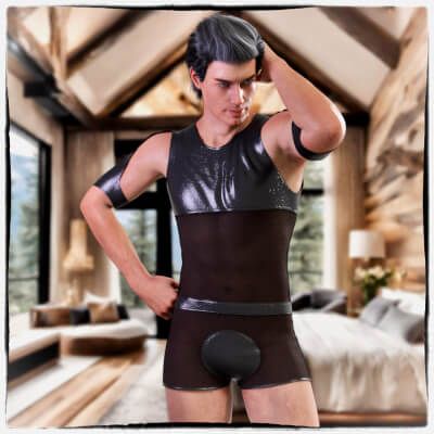 Click here to see preview images for "JMR dForce Jonatan Bodysuit for G8M" JMR dForce Jonatan Bodysuit for G8M