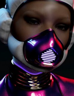 Gynoid X12 Helmet Addon for G3F and V7 (Extended License)