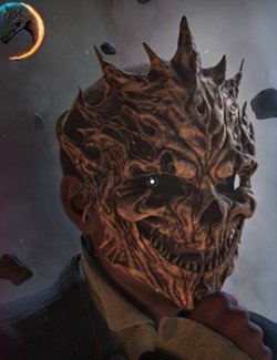 (TA) Demonic Mask for Genesis 8 Male