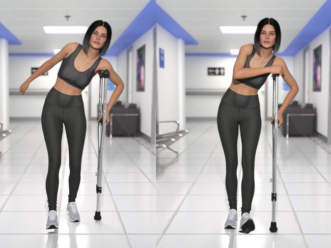 Click here to see preview images for "Csr - Crutch Poses" Csr - Crutch Poses
