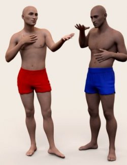 Hangout Poses for Genesis 8 Male