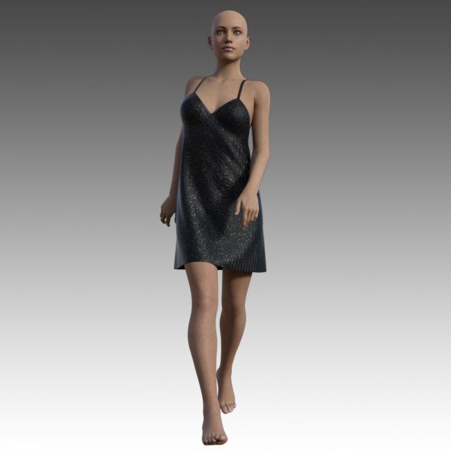 Click here to see preview images for "Secret Style 72 - dForce Night Dress for G8f, G8.1F" Secret Style 72 - dForce Night Dress for G8f, G8.1F