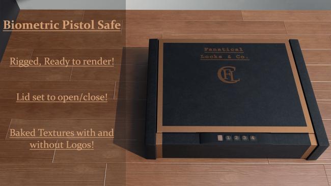 Click here to see preview images for "Biometric Pistol Safe" Biometric Pistol Safe