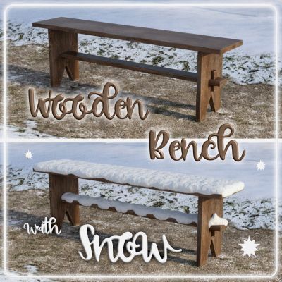 Click here to see preview images for "Wooden Bench for DAZ Studio" Wooden Bench for DAZ Studio