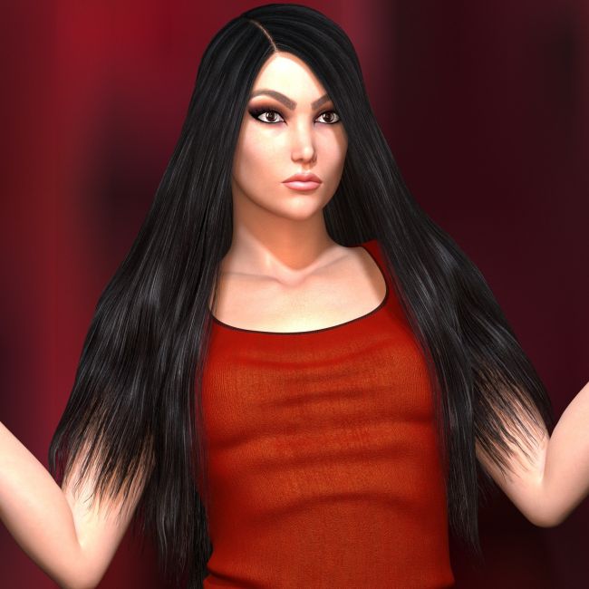 Click here to see preview images for "Dreamy Long Hair" Dreamy Long Hair