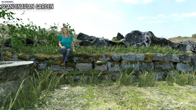 Click here to see preview images for "3D Scenery: Scandinavian Garden" 3D Scenery: Scandinavian Garden