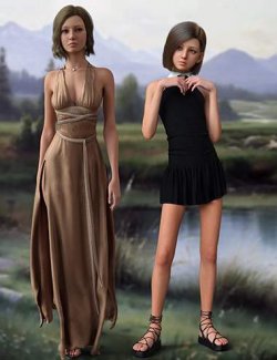 Vo Afra, And Young, Female HD for Genesis 9 Bundle