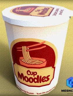 Cup of Noodles (Low Poly)