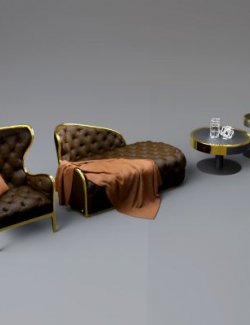 AQ3D Master Sofa 116