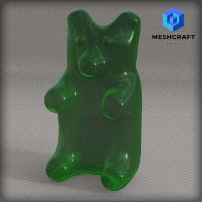 Click here to see preview images for "Squishy Gummy Bear" Squishy Gummy Bear