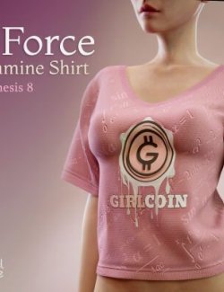 dForce Gamine Shirt for Genesis 8 Female