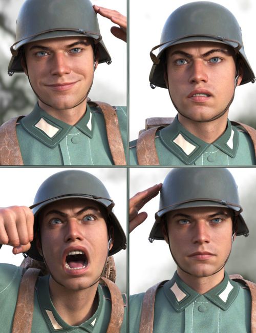Click here to see preview images for "JW Brave Soldier Expressions for Charlie 9" JW Brave Soldier Expressions for Charlie 9
