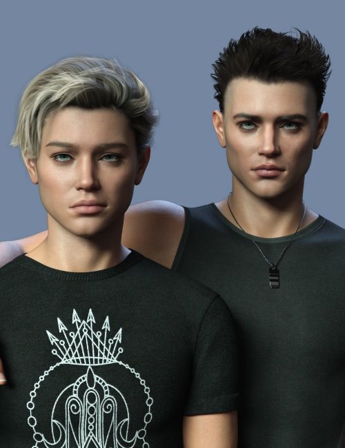 Click here to see preview images for "P3D Siblings Sam and Joe HD for Genesis 9" P3D Siblings Sam and Joe HD for Genesis 9