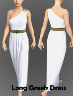 Long Greek Dress for Genesis 8 Female