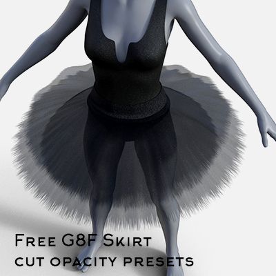 Click here to see preview images for "Free G8F Skirt Cut Opacity Presets" Free G8F Skirt Cut Opacity Presets