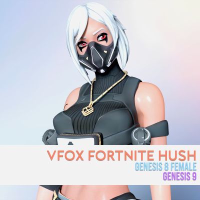 Click here to see preview images for "Fortnite Hush for Genesis 8 and 9" Fortnite Hush for Genesis 8 and 9
