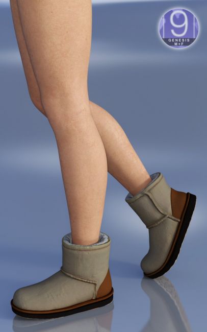 Click here to see preview images for "Sheepskin Boots for G9" Sheepskin Boots for G9