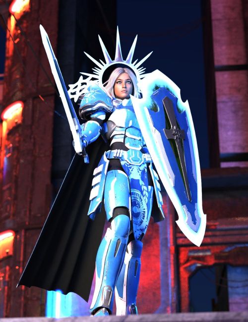 Click here to see preview images for "ZK dForce Mithras Sci-fi Paladin Armor for Genesis 9" ZK dForce Mithras Sci-fi Paladin Armor for Genesis 9