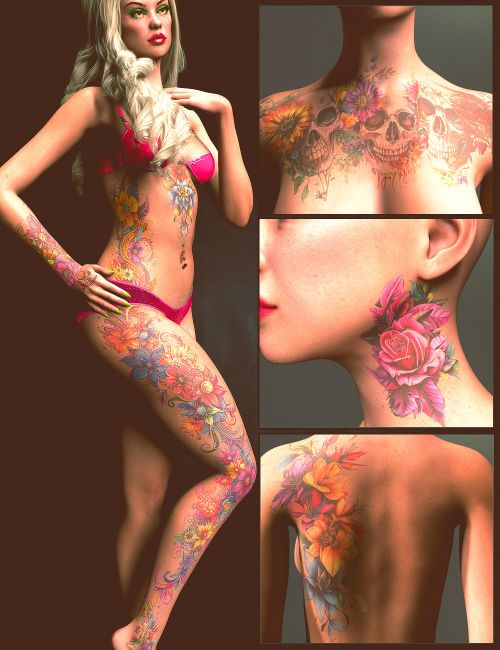 Click here to see preview images for "Twizted Tattoos Vol 3 for Genesis 9" Twizted Tattoos Vol 3 for Genesis 9