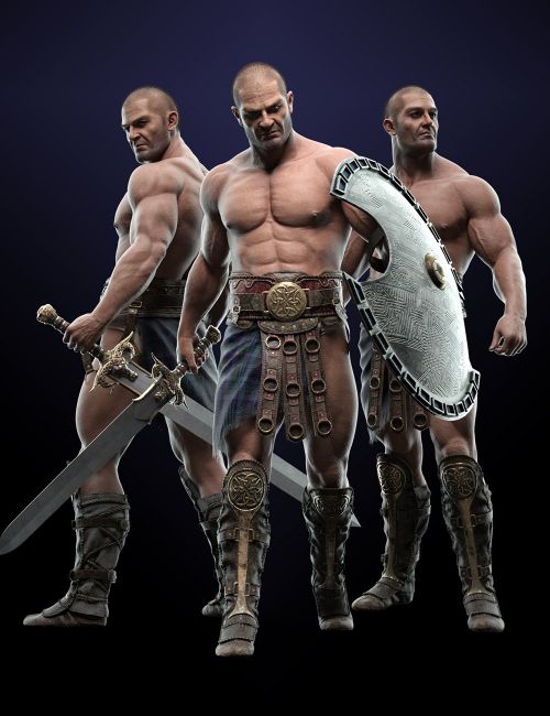 Click here to see preview images for "Heroic Poses for Classic Barbarian HD Character for Genesis 9" Heroic Poses for Classic Barbarian HD Character for Genesis 9